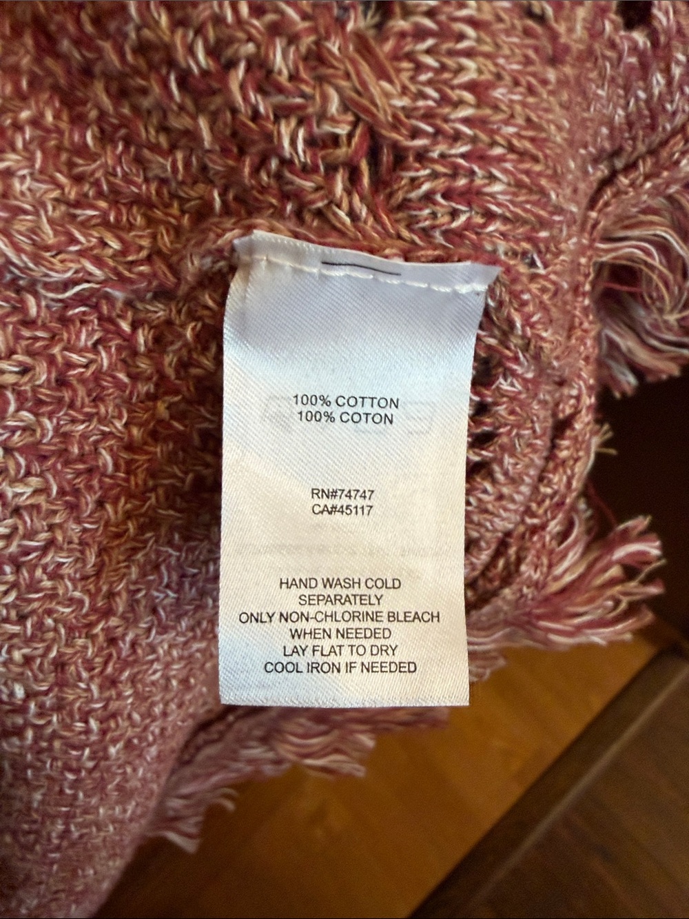 Natural Reflections L Gradient Open-Front Cardigan Sweater NWOT - Picture 5 of 6